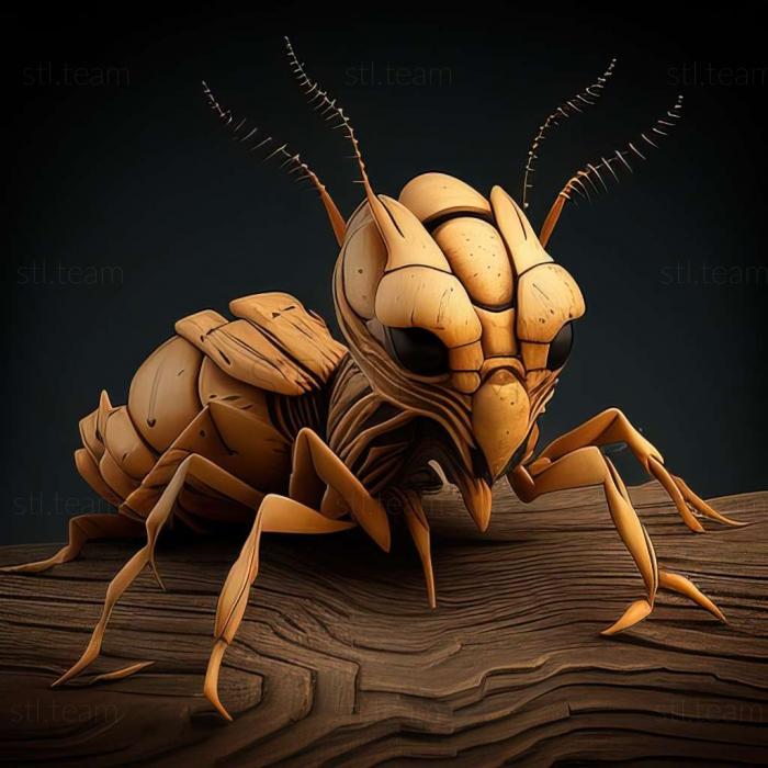 3D model Pheidole titanis (STL)